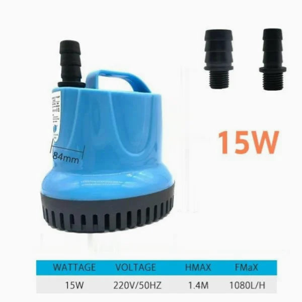 Aquarium Dompelpomp Stil 360° Wateropname 5W 15W 35W Vijver Fontein Hydrocultuur Waterpomp Circulatie | Sansoti