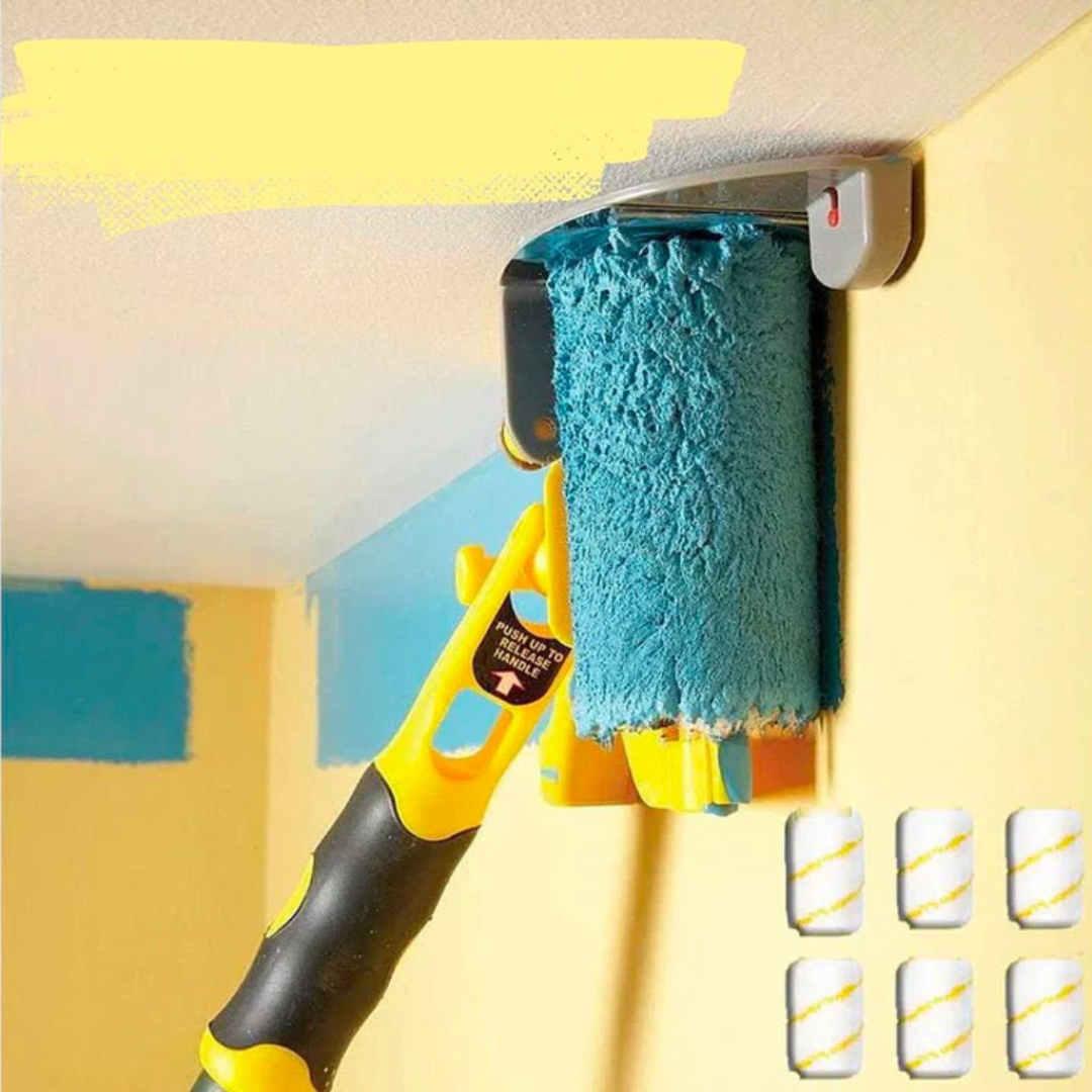Verfroller met Reservoirs voor Hoeken en Randen – Incl. 3 Extra Rollers | Sansoti