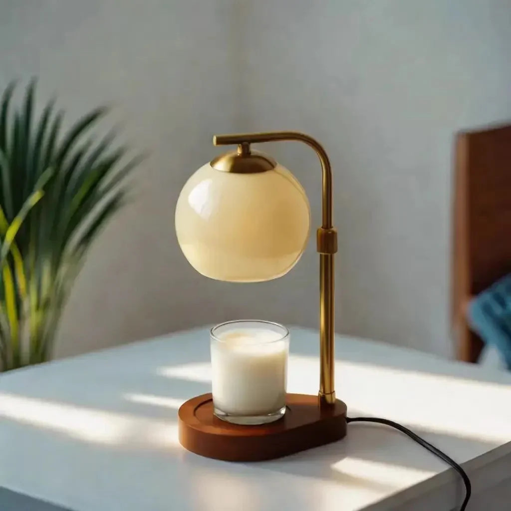 Kaarsverwarmer Lamp Tafellamp Zonder Vlam 33cm Modern Design | Sansoti