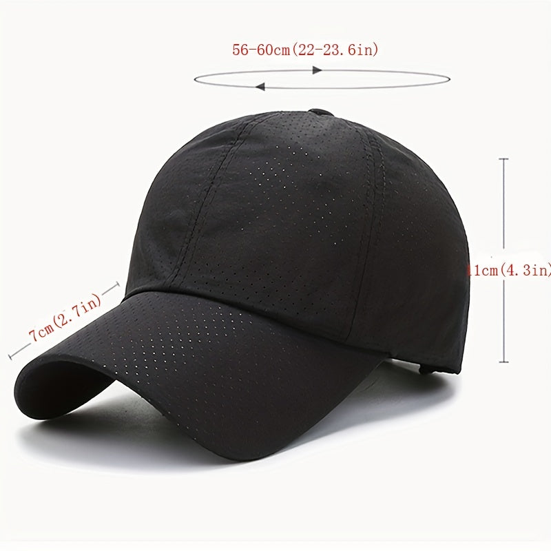 Sneldrogende Mesh Sportpet UV-Bescherming Ademend Outdoor Hardlopen Wandelen Fietsen Unisex Zomerpet | Sansoti