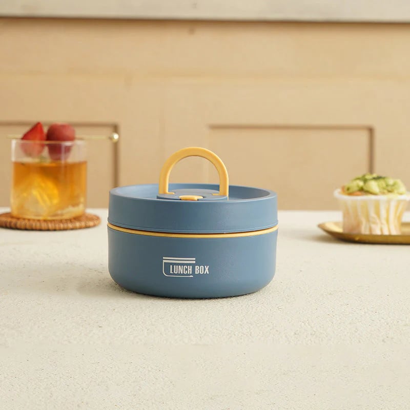 Geïsoleerde Lunchbox met Vacuümtechnologie – Houdt Eten Tot 4 Uur Warm – Lekvrij RVS Ontwerp – Ideaal voor School en Werk | Sansoti