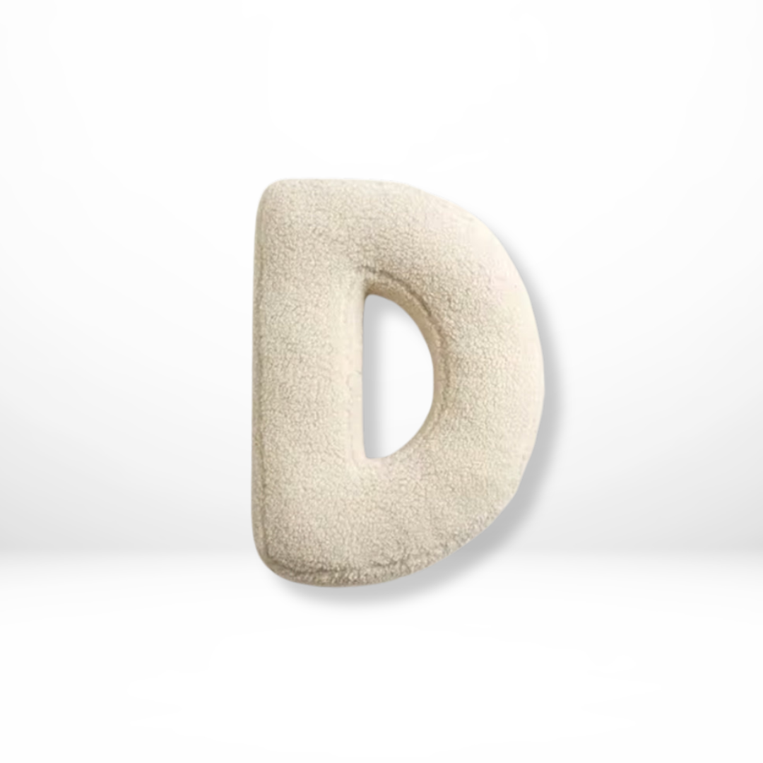 Alfabet Sierkussen Letter Fluweel A Tot Z 38x30cm | Sansoti
