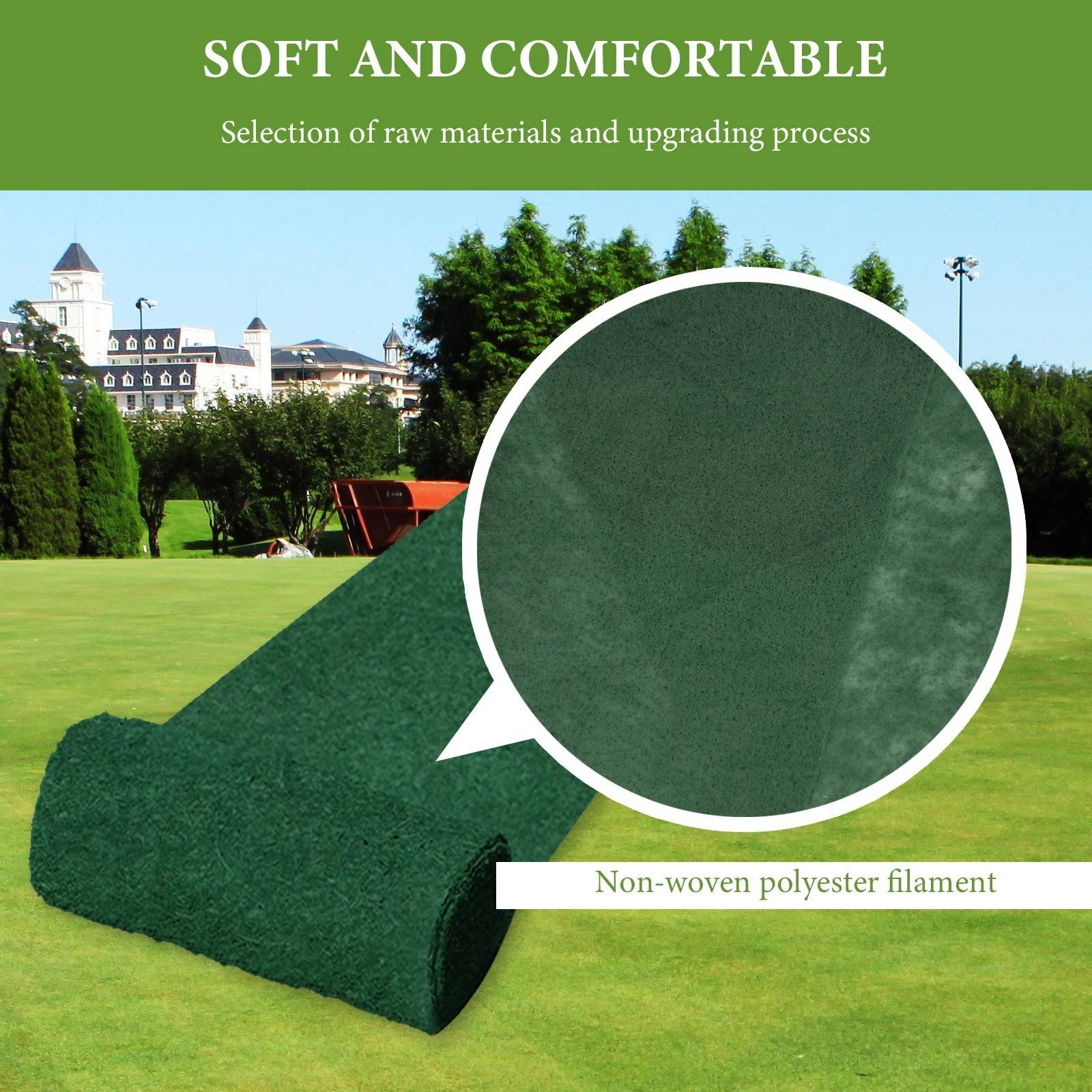 Grassodenmatte mit eingesäten Grassamen, biologisch abbaubar, für die Rasenreparatur und Erosionskontrolle im Garten | Sansoti