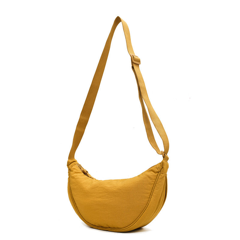 Halve Maan Schoudertas Kunstleer Elegante Damestas Crossbody Handtas Mode Accessoire Casual Dagelijks Gebruik | Sansoti