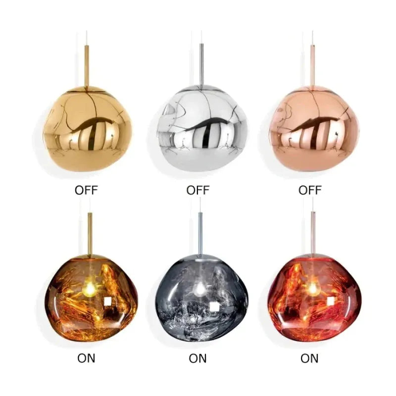 Hanglamp Organisch Acryl Lava Warm Wit E27 Woonkamer Slaapkamer Eetkamer 20 28 38cm | Sansoti
