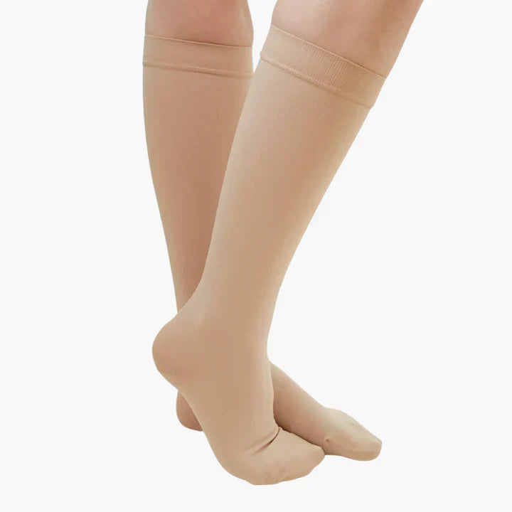 Compression Socks with Graduated Compression Seamless Breathable Black Skin Tone S to 7XL Comfortable Socks for Everyday Wear | Sansoti