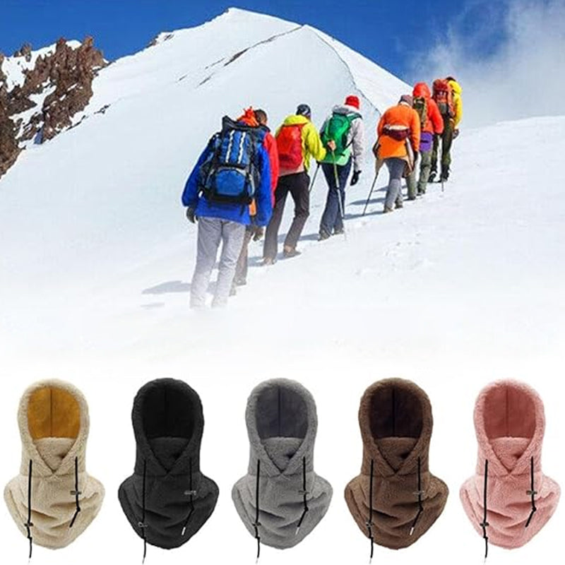 Fleece-Balaclava für den Wintersport mit Nackenschutz, verstellbar, atmungsaktiv, Unisex-Gesichtsmaske für Outdoor-Aktivitäten | Sansoti