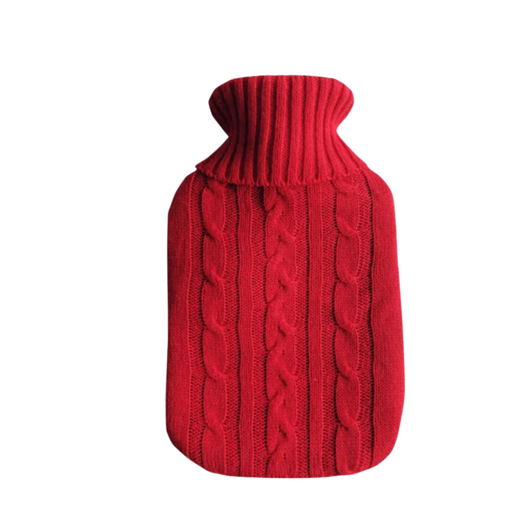 2L Hot Water Bottle with Soft Plush Cover for Long-Lasting Warmth and Optimal Comfort at Home during Cold Winter | Sansoti