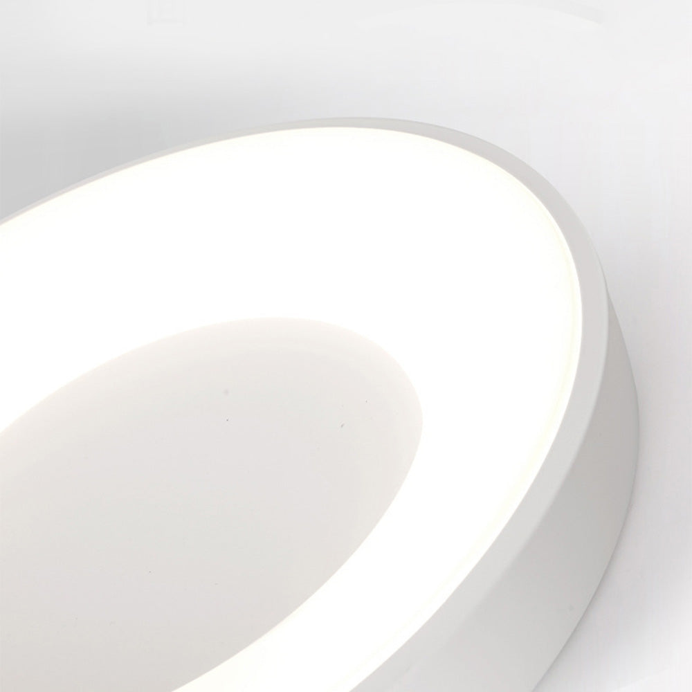 LED Deckenleuchte Rund Acryl Eisen Niedrige Räume Flur Schlafzimmer Wohnzimmer Moderne Aufbauleuchte Minimalistische Deckenbeleuchtung | Restfield