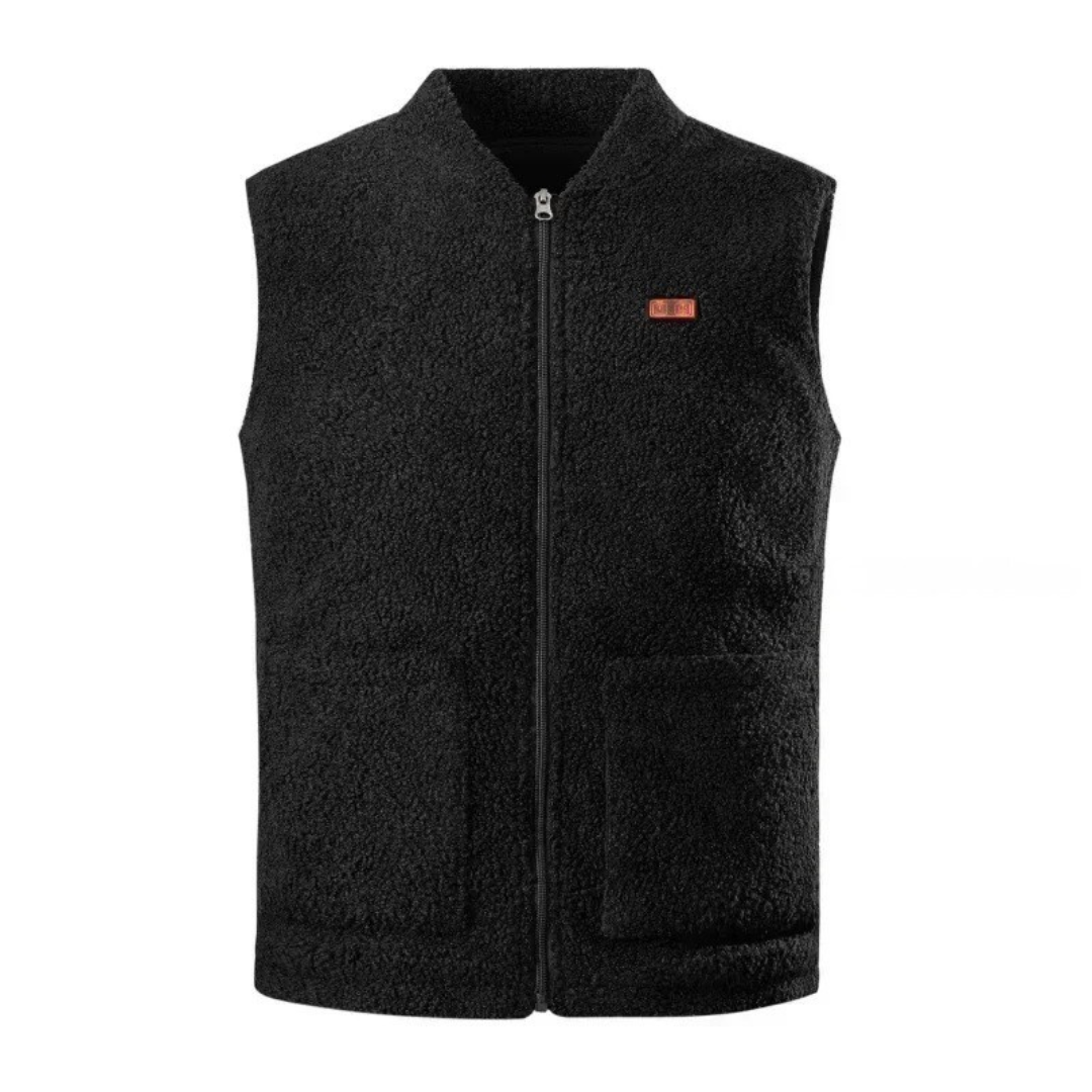 Beheizbare USB-Typ-C-Weste mit 3 Wärmestufen, Winter, Herren, Outdoor-Arbeit, thermisch wattiert | Sansoti