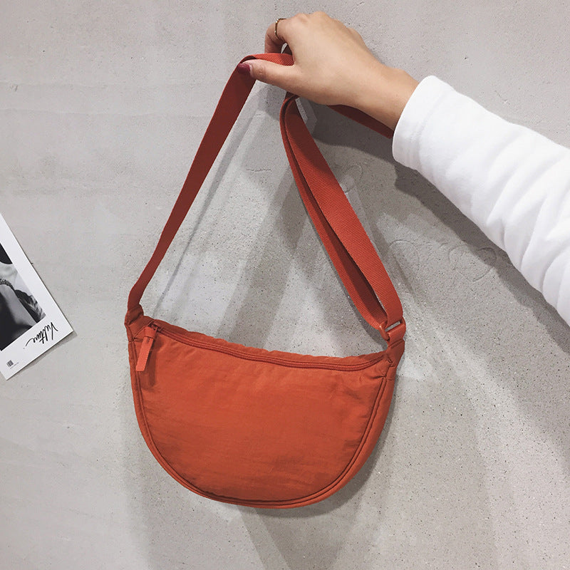 Halve Maan Schoudertas Kunstleer Elegante Damestas Crossbody Handtas Mode Accessoire Casual Dagelijks Gebruik | Sansoti