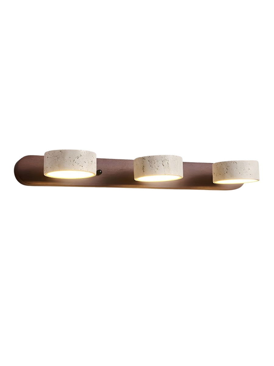 Wandlamp met meerdere lichtpunten natuursteen modern badkamerverlichting warmwit koelwit 2-3-4 lichts stenen armatuur | Sansoti