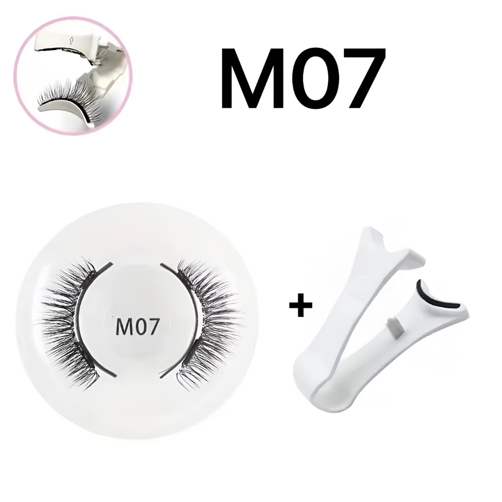 Magnetische Kunstwimpers Set met Pincet - Herbruikbaar - Lijmvrij Aanbrengen - Natuurlijke Look - Valse Wimpers | Sansoti