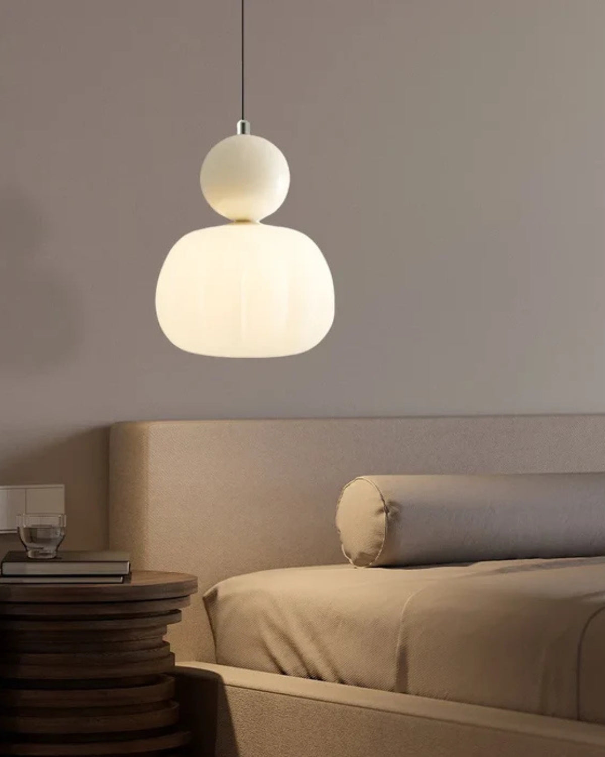 Art Deco Hanglamp Sculptuur met Warme Gloed voor Woonkamer Eetkamer | Sansoti