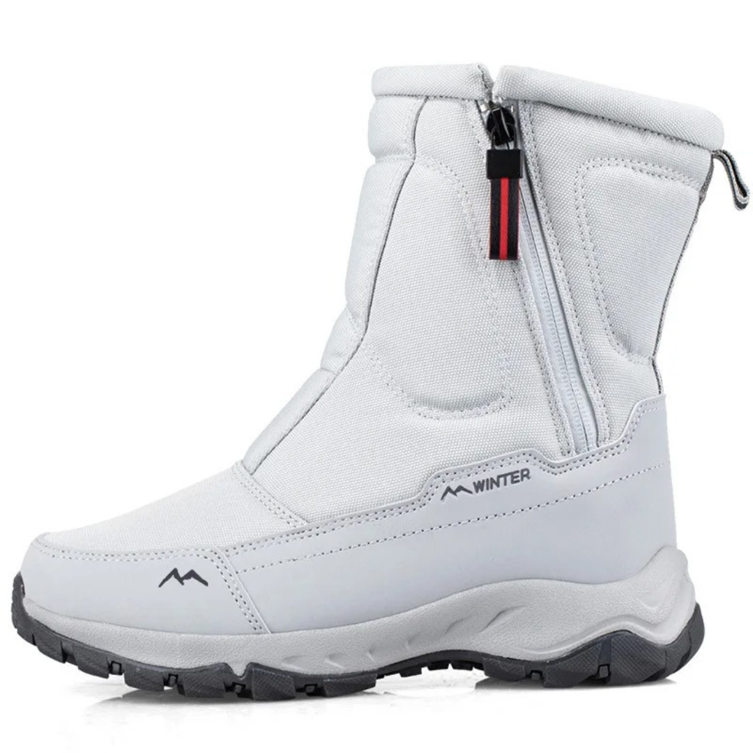 Lined Women's Winter Boots Waterproof Snow Boots Non-Slip Warm Lined Oxford Material Snow Boots | Sansoti