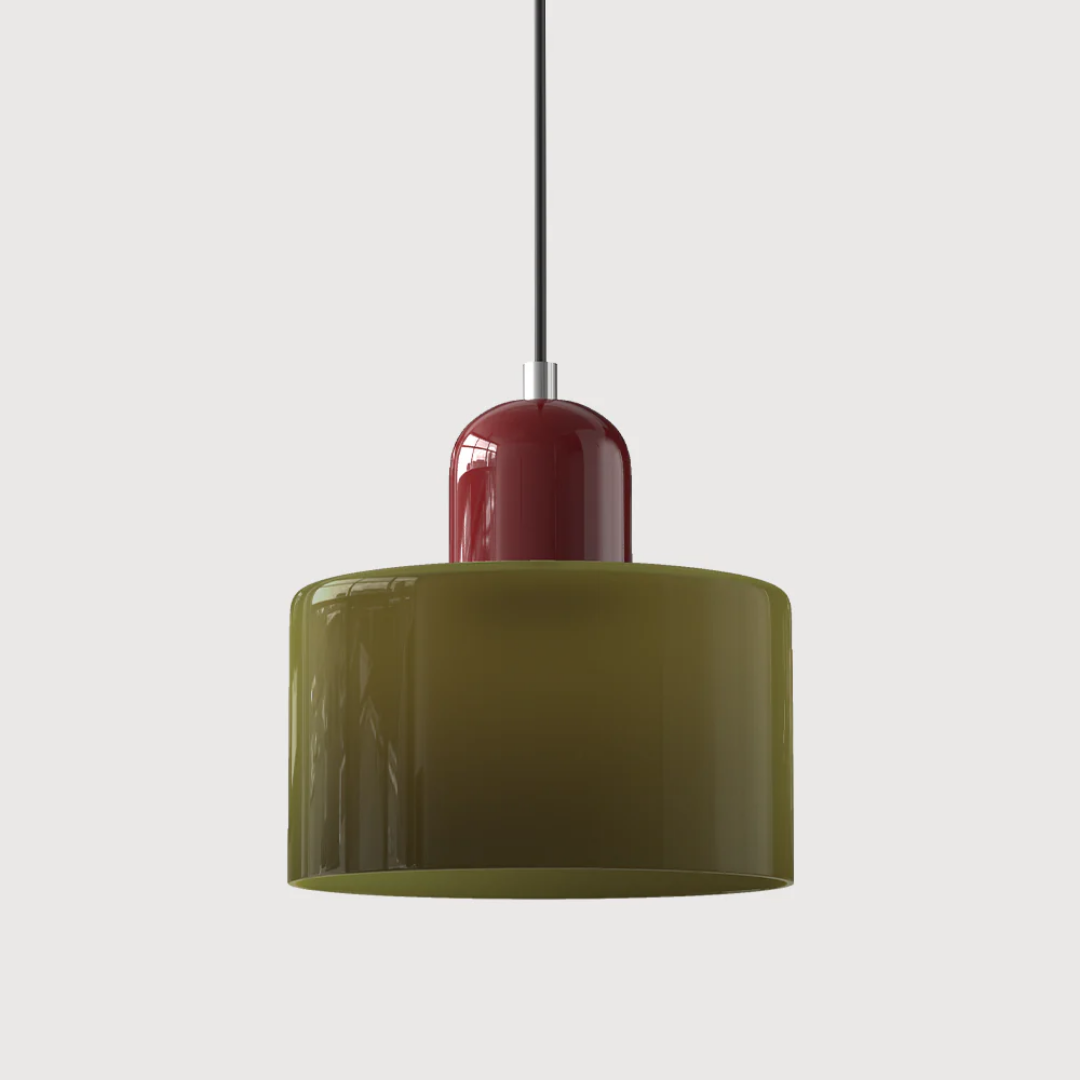 Sansoti | Lismeno Retro Hanglamp – Glazen Hanglamp met Warm Licht voor Eettafel, Keuken & Woonkamer