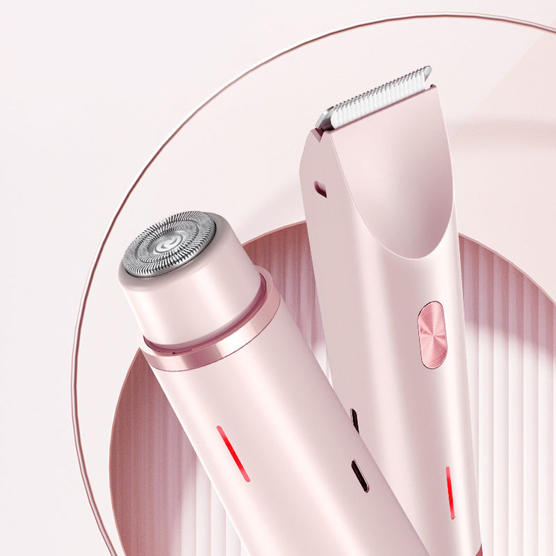 Precisie Trimmer voor Gezicht Oksels Bikinizone – Waterbestendig Oplaadbaar Dubbele Kop | Sansoti