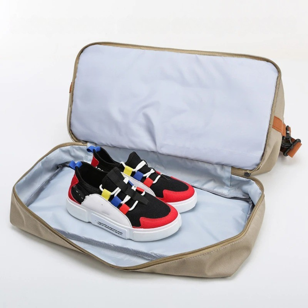 Sporttas met Schoenenvak en Natte-Droge Scheiding 46x25x28cm Oxford Stof Trolley Bevestiging Gym Fitness | Sansoti