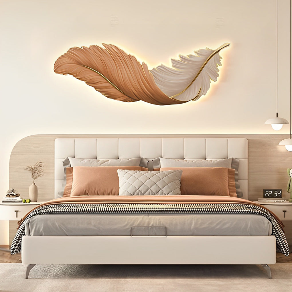 Wandlamp Veer LED Kunstpaneel USB Dimbaar 80cm 120cm | Sansoti