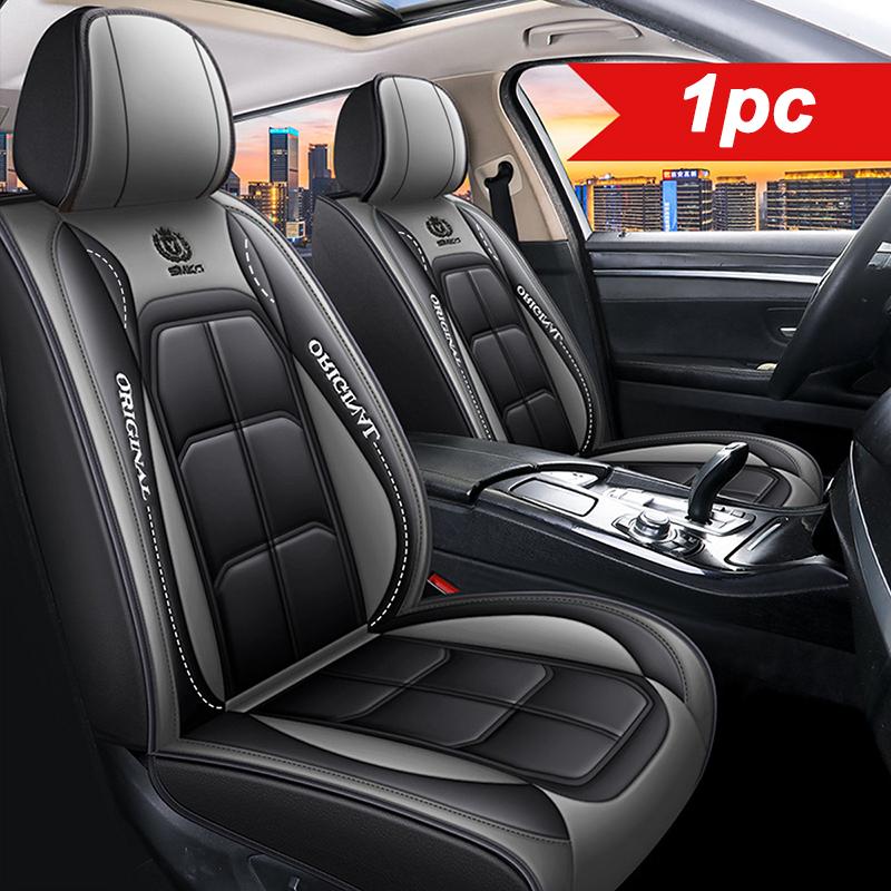 Luxe Autostoelhoezen Set 11-delig Gewatteerd met Opbergvak Airbag-Opening Universeel voor Vijfzitters Auto | Sansoti