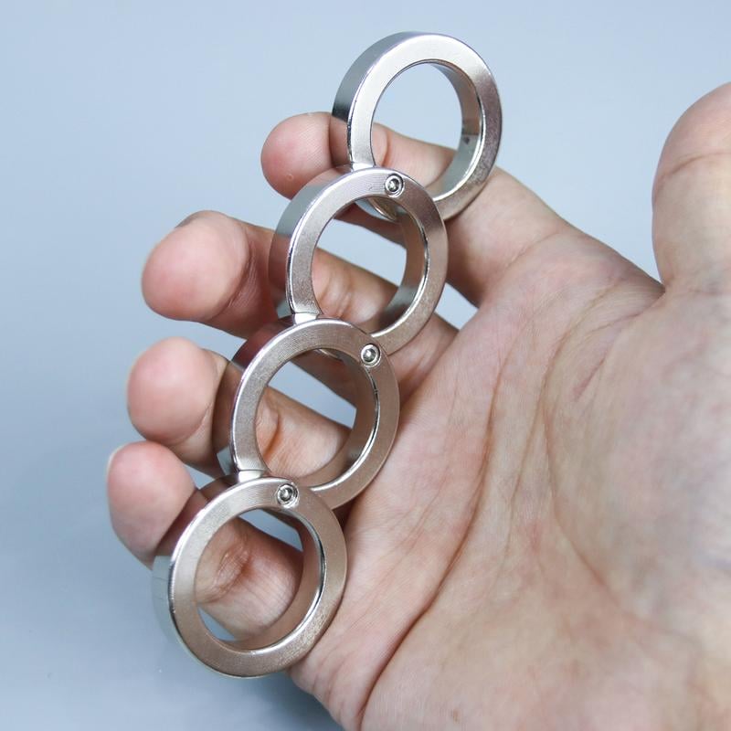 Vouwbare Viervingerring Anti-Stress Fidget Tool Zakformaat Tactiel Speelgoed Mentale Focus Concentratie | Sansoti