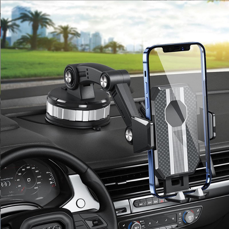 Universele Telefoonhouder Auto Voorruit & Dashboard 360° Draaibaar met Telescopische Arm | Sansoti