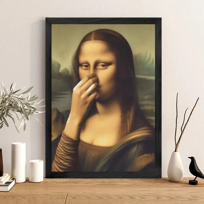 Canvas-Wanddekoration für das Badezimmer 30x40 cm Feuchtigkeitsbeständiges humorvolles Kunstwerk Toiletten-Wandschild mit Aufhängesystem | Sansoti