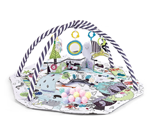 Baby Speelkleed 8-in-1 Multifunctioneel Sensorisch Ontwikkelingscentrum Safari Ocean Safari Pink Safari Monochrome | Sansoti