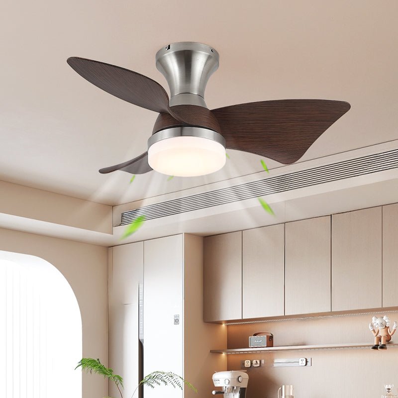 Moderne Plafondventilator met Verlichting – Houtnerf – Ø55 cm – Afstandsbediening – 6 Snelheden | Sansoti
