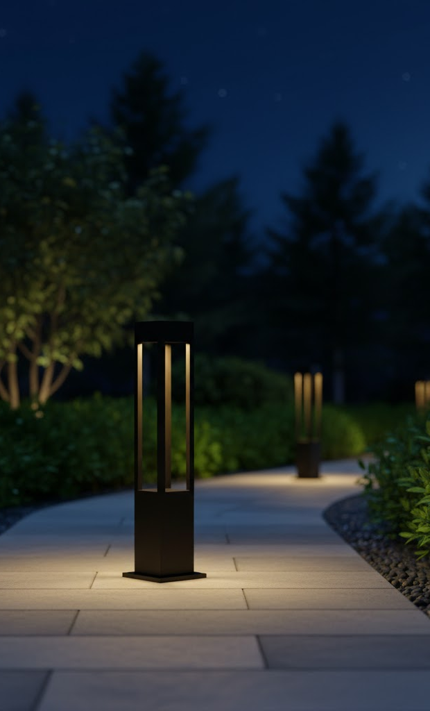 Staande tuinlamp LED aluminium waterdicht moderne buitenverlichting voor pad terras oprit tuin 30-100cm | Sansoti
