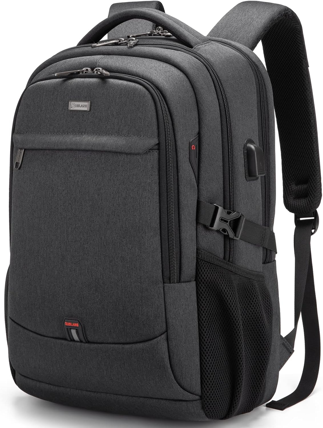 Waterdichte Laptoprugzak met USB-Oplaadpoort en Georganiseerde Vakken voor Dagelijks Werk en Reizen 33-43cm | Sansoti