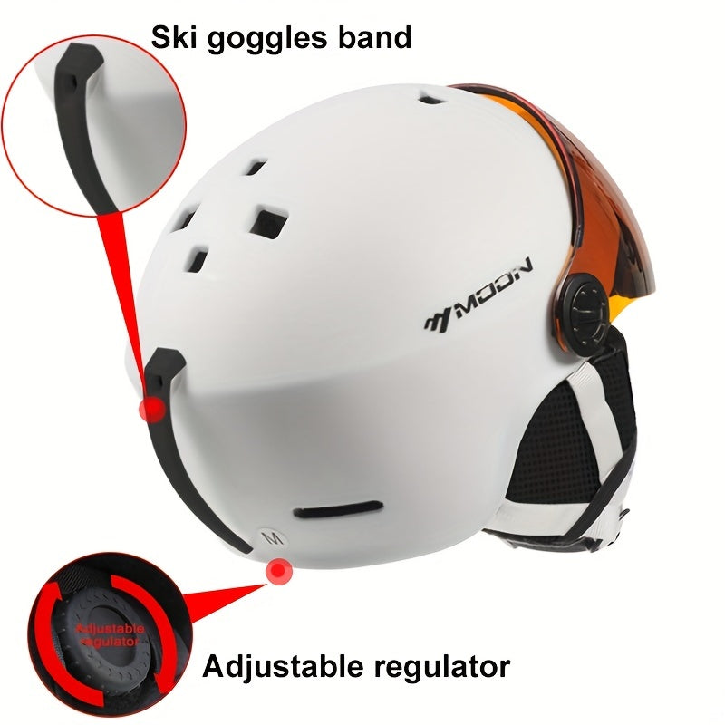 Sportieve Skihelm met Verstelbare Pasvorm en Afneembare Onderdelen – Veiligheid en Comfort voor Wintersport | Sansoti