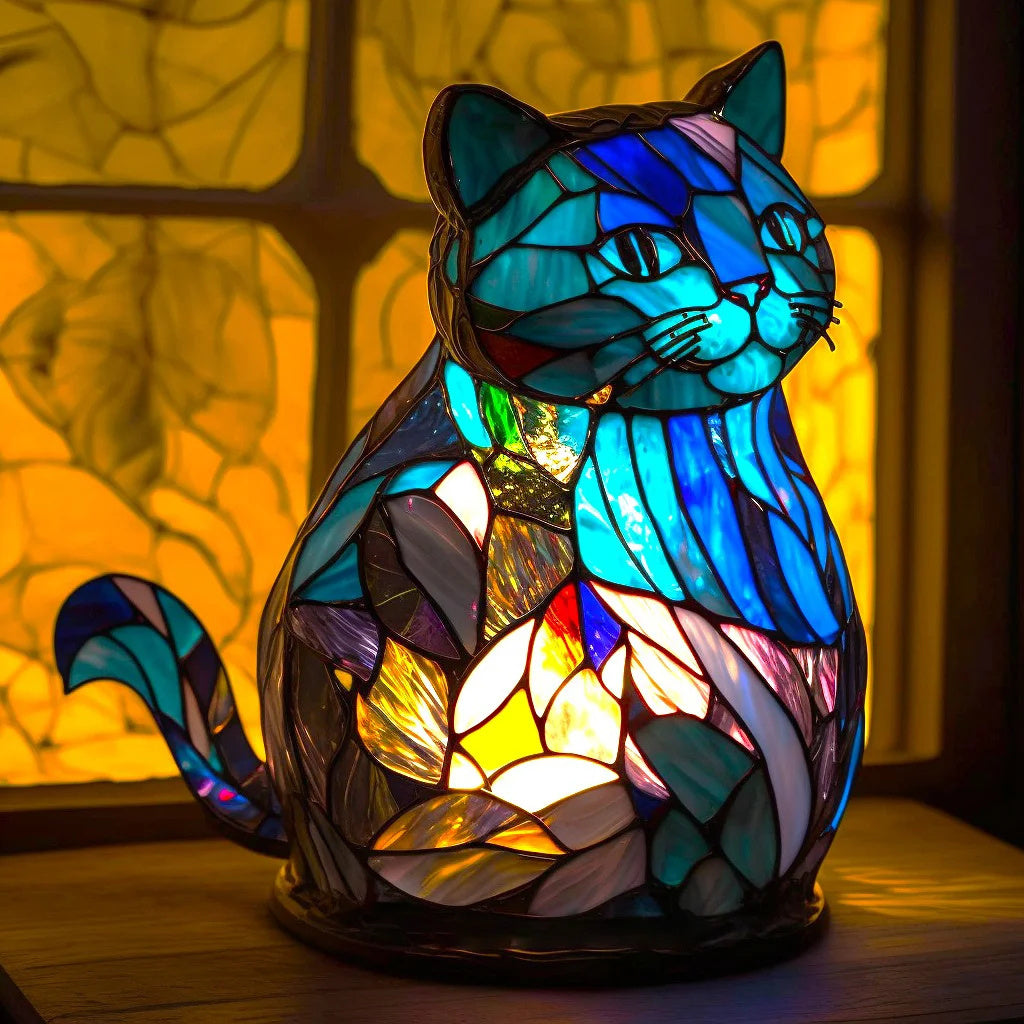 Decoratieve Dierenlamp 15 cm – Kunstlamp met LED-verlichting voor Kinderkamer, Woonkamer en Sfeerverlichting | Sansoti
