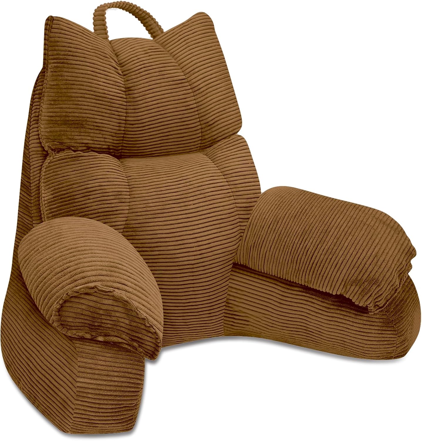 Lounge Comfort | Bed Pillow with Arm Support & Memory Foam | Ideal for Reading and Gaming