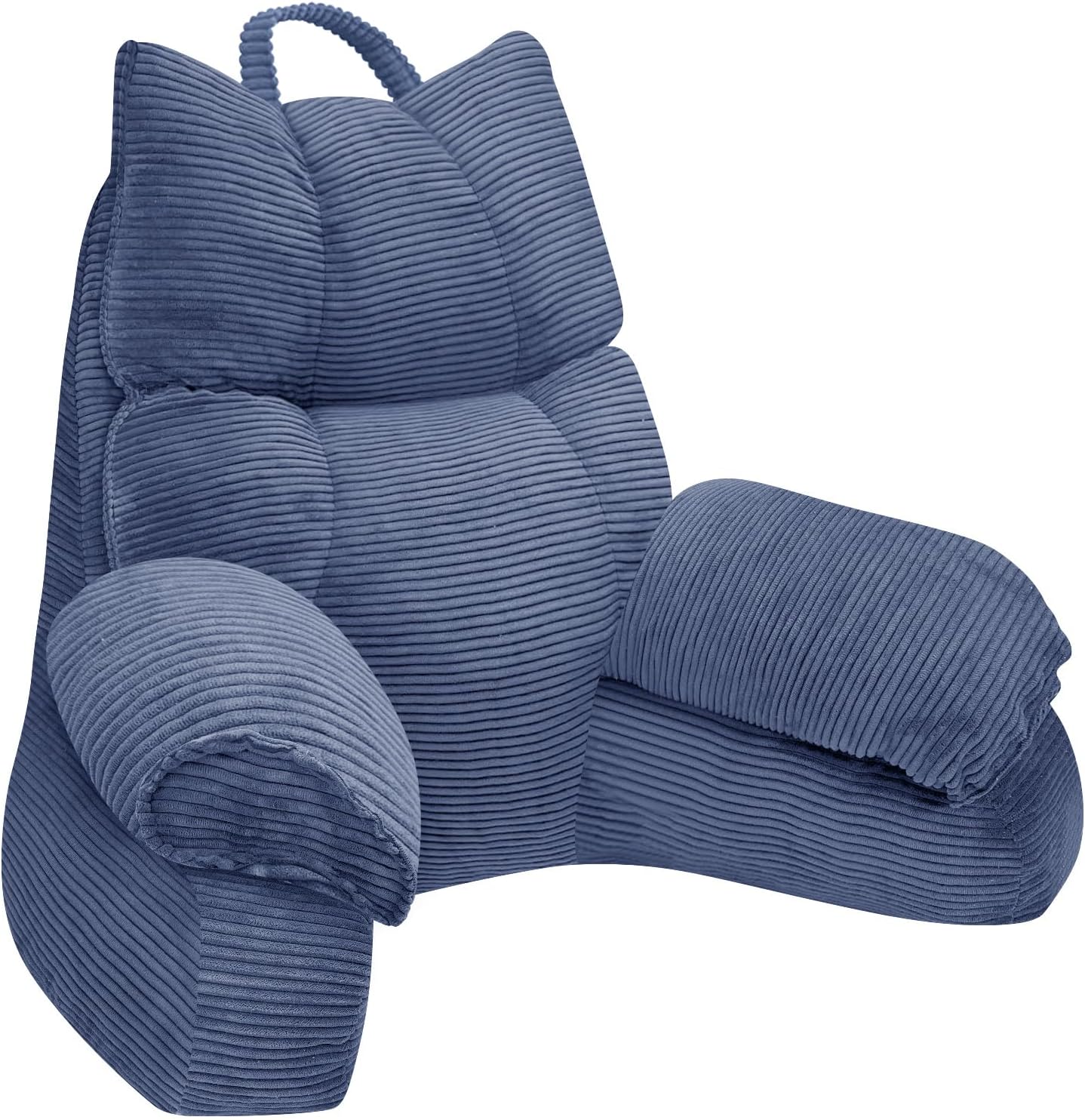 Lounge Comfort | Bed Pillow with Arm Support & Memory Foam | Ideal for Reading and Gaming