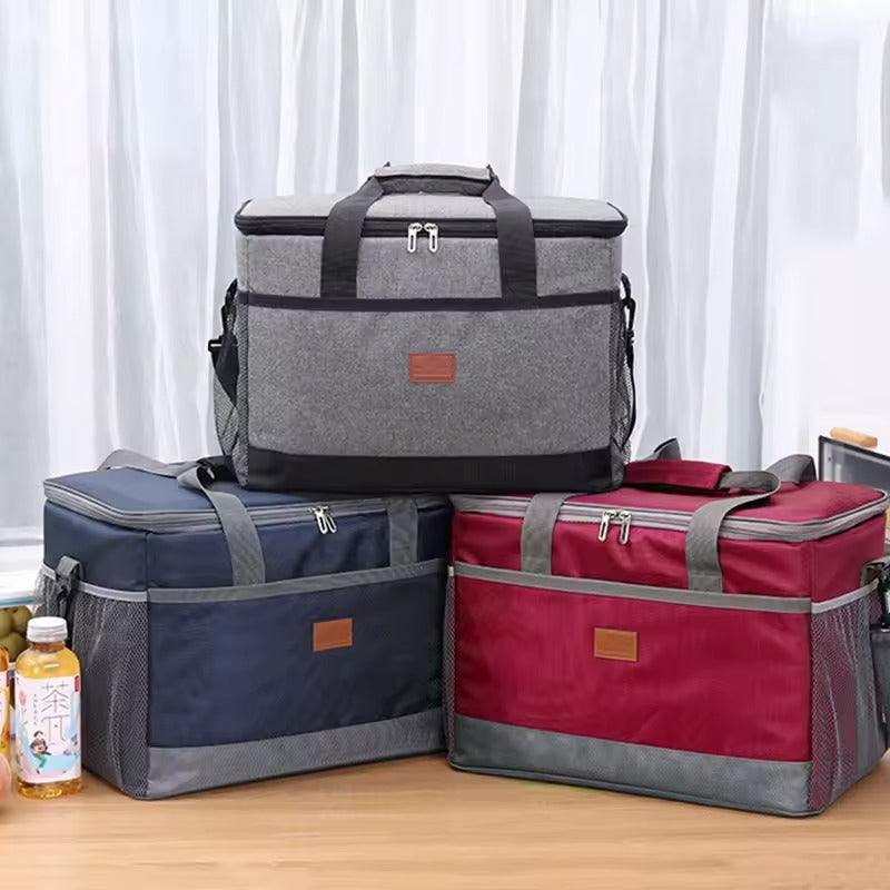 Geïsoleerde Koeltas 33L Waterdicht Oxford Picknick Strand Camping Wandelen Outdoor Duurzaam Draagbaar | Sansoti
