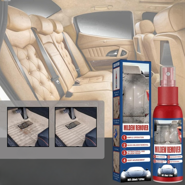 Schimmelverwijderaar Spray voor Auto 2 Stuks – Geschikt voor Leer, Stof en Kunststof Interieur | Sansoti