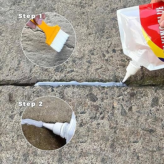 Professionele Betonreparatiepasta 100g Grijs Voegvuller Oprit Terras Pad Duurzaam Waterdicht Cementsysteem | Sansoti