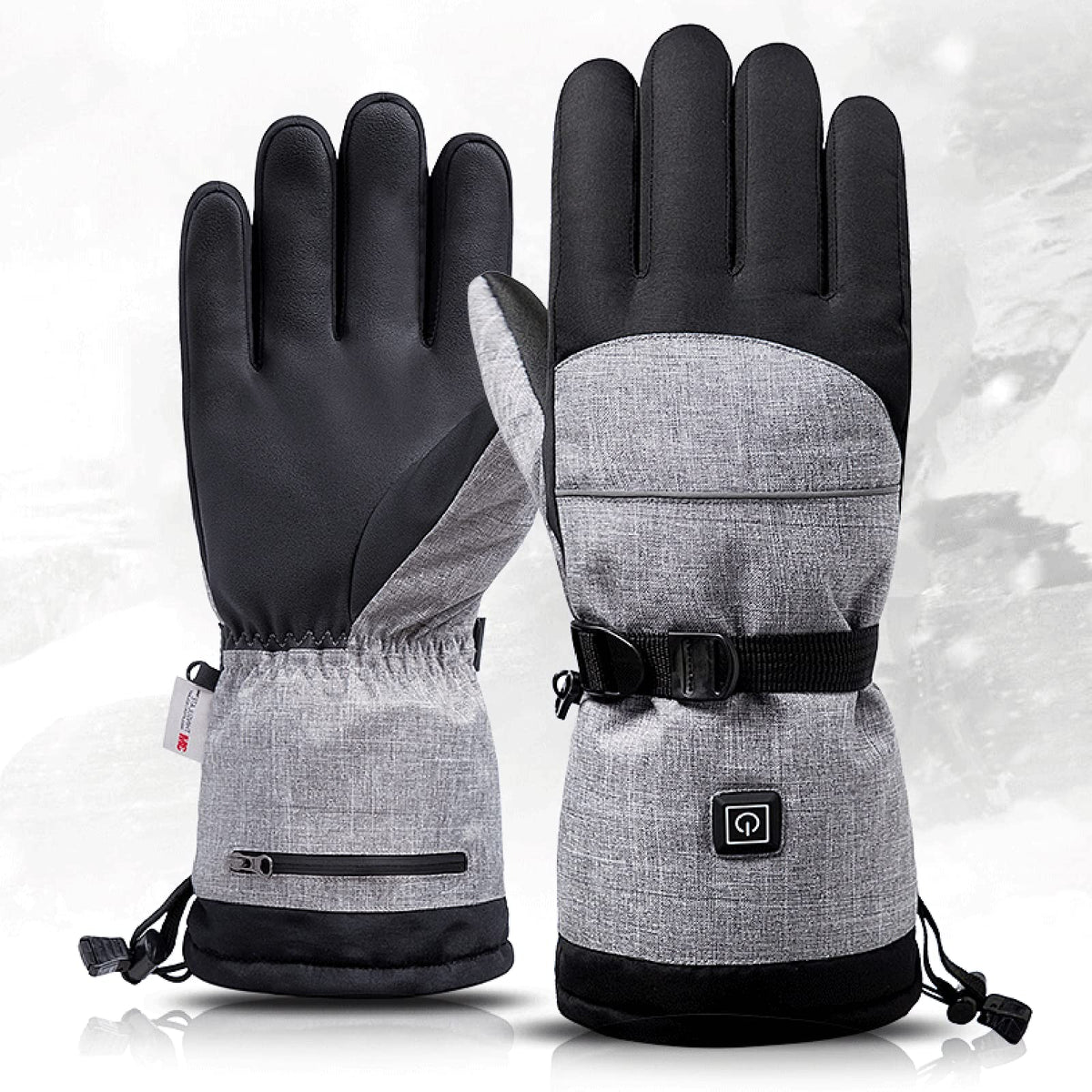 Verwarmde Handschoenen met Touchscreen Functie 3 Warmtestanden Waterdicht voor Wintersport Skiën Snowboarden | Sansoti