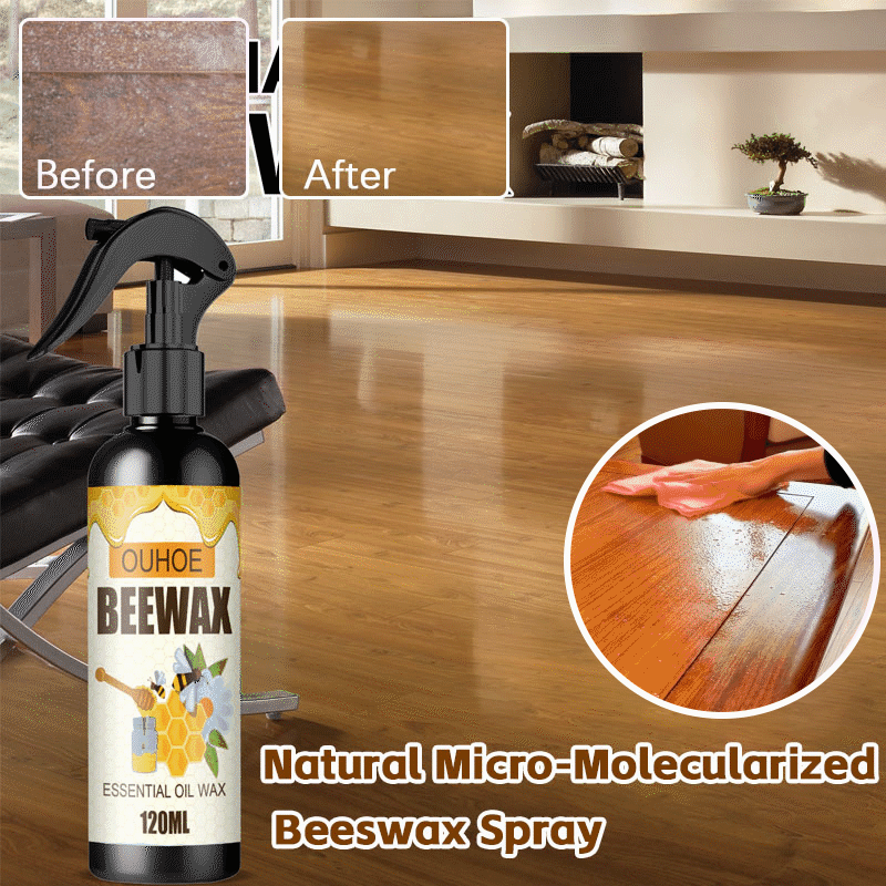 Natuurlijke Bienenwas Meubelspray 120ml Hout Reinigen Beschermen Polijsten Zonder Resten Veilig Diervriendelijk | Sansoti