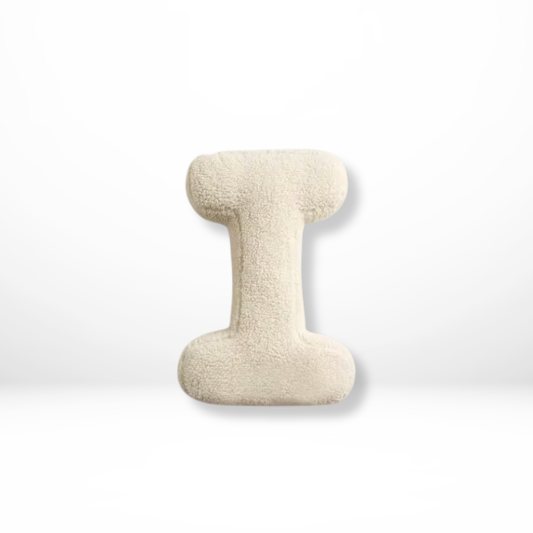 Alfabet Sierkussen Letter Fluweel A Tot Z 38x30cm | Sansoti