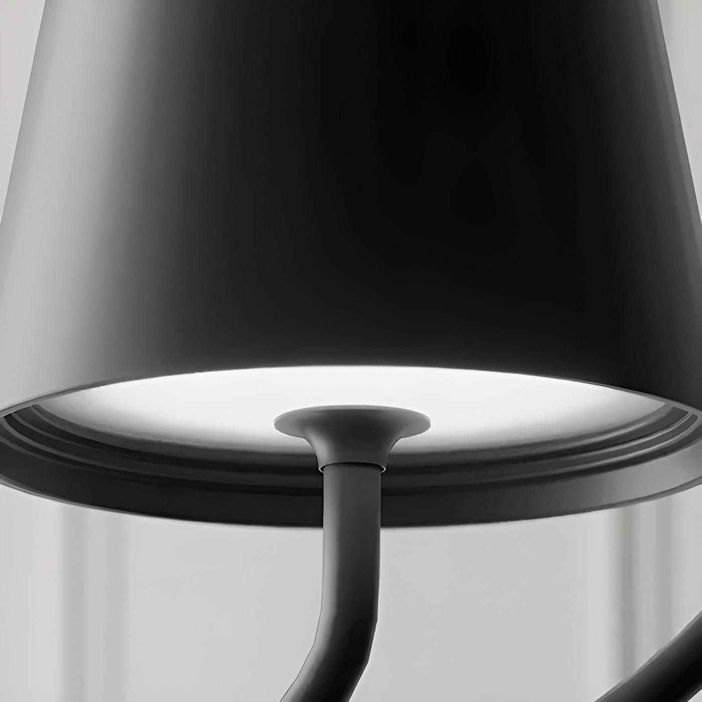 Hanglamp Draadloos Oplaadbaar LED Retro Metaal Zwart Wit Pendellamp Modern | Sansoti