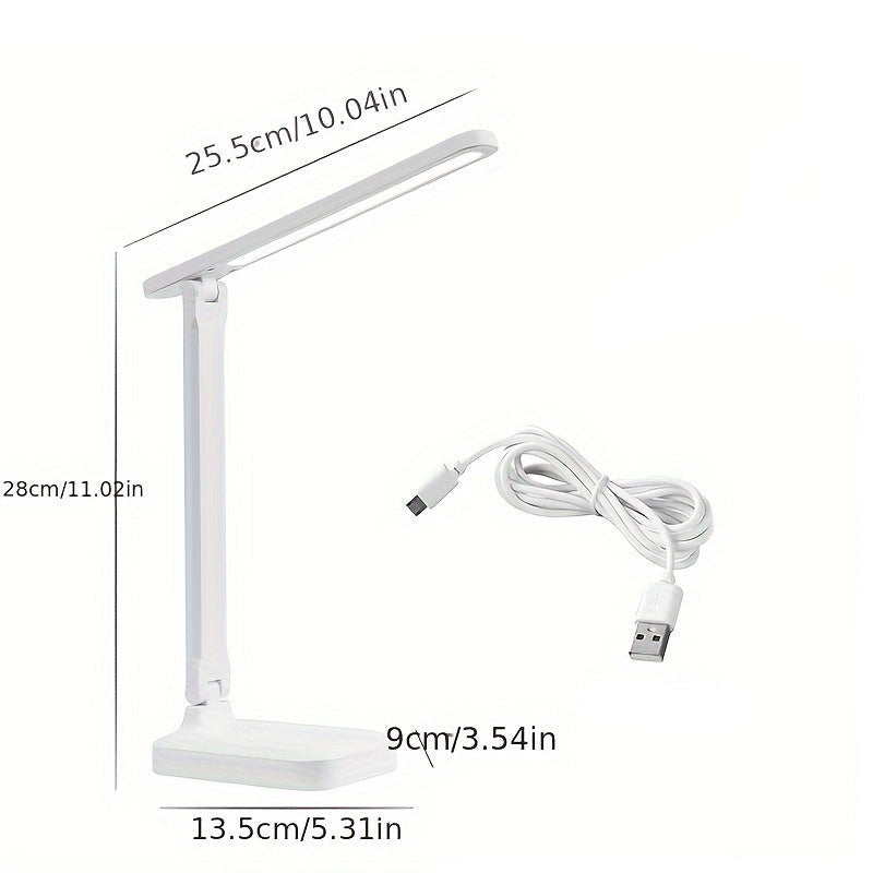 LED Desk Lamp Dimmable with USB Connection and Adjustable Brightness for Optimal Work Lighting | Sansoti
