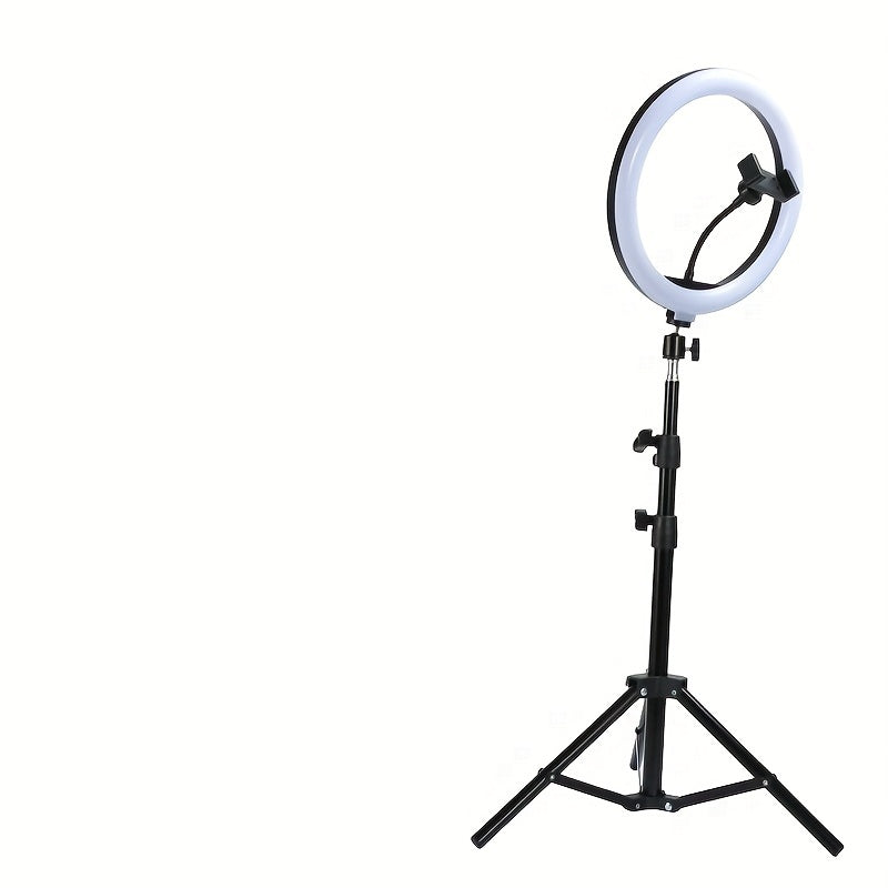 Professionele LED-Ringlamp met Verstelbaar Statief en Telefoonhouder voor Foto & Video | Sansoti
