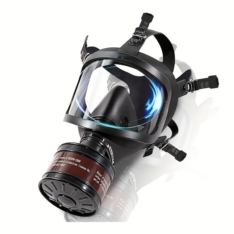 Volgelaatsgasmasker met 40mm Actief Koolfilter voor Optimale Bescherming tegen Chemische Stoffen en Stof | Sansoti
