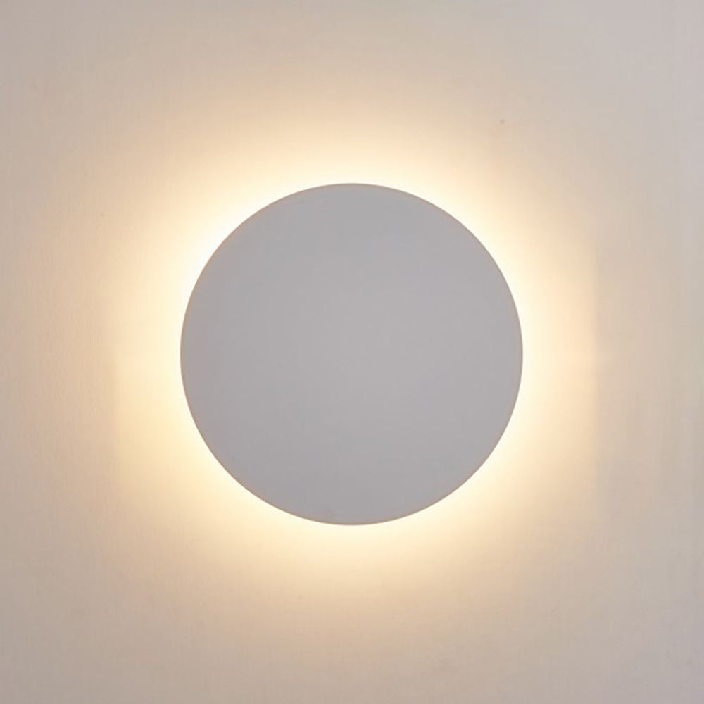 Runde Metall-Wandleuchte LED Moderne Strahlen Schwarz Weiß Gold Schlafzimmer Wohnzimmer Designbeleuchtung 20-50cm | Sansoti