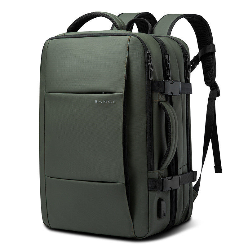 Business Casual Rugzak Zwart Blauw Groen Grijs Roze | Veelzijdige Dagrugtas voor Werk Reizen Laptop School | Premium Waterdichte Polyester Reis Backpack 15 inch Laptopvak | Ergonomische Gewatteerde Schouderbanden | Sansoti