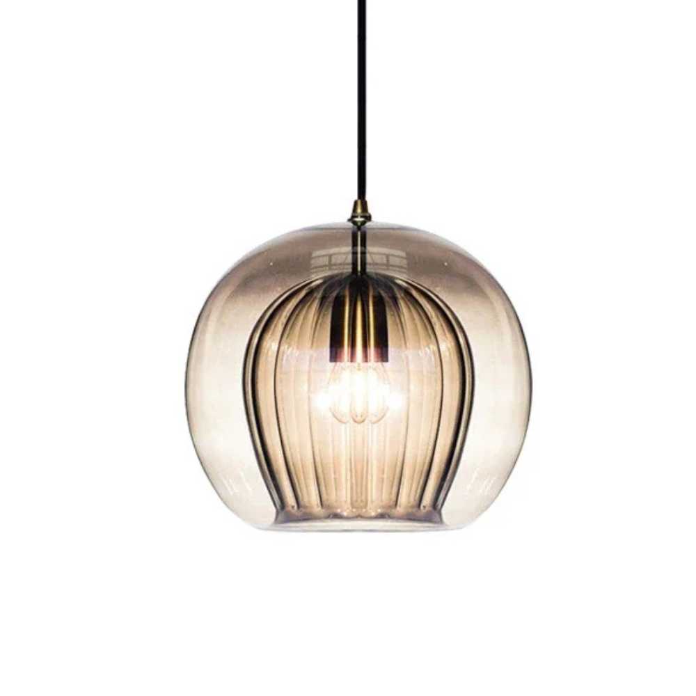 Hira glazen hanglamp E14 transparant keukeneiland eettafel moderne verlichting design lamp bar keuken verlichting | Sansoti