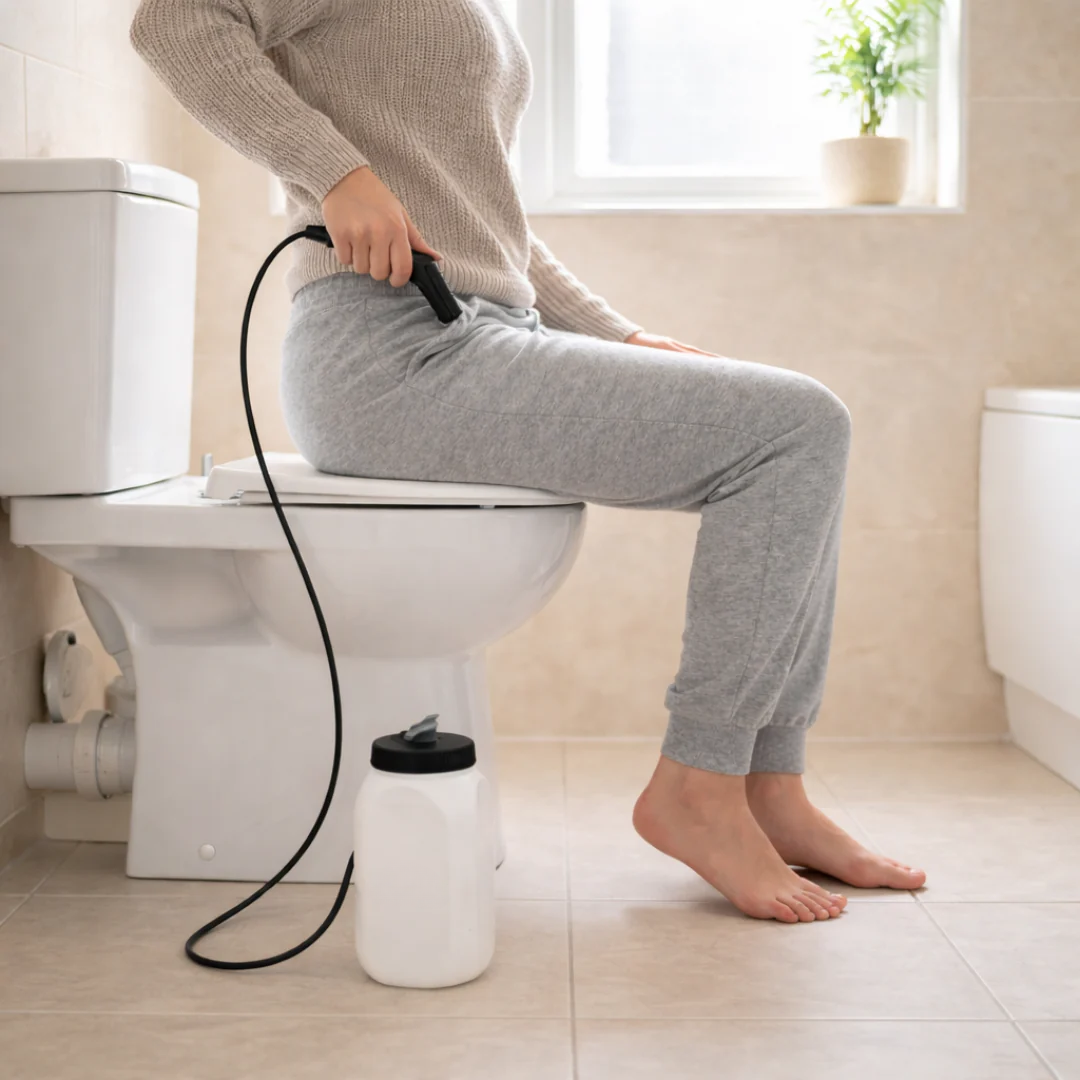 Tragbares Bidet ohne Installation, 60 Tage Akkulaufzeit, kompakt, hygienisch, für die Toilette zu Hause, unterwegs und auf Reisen | Sansoti