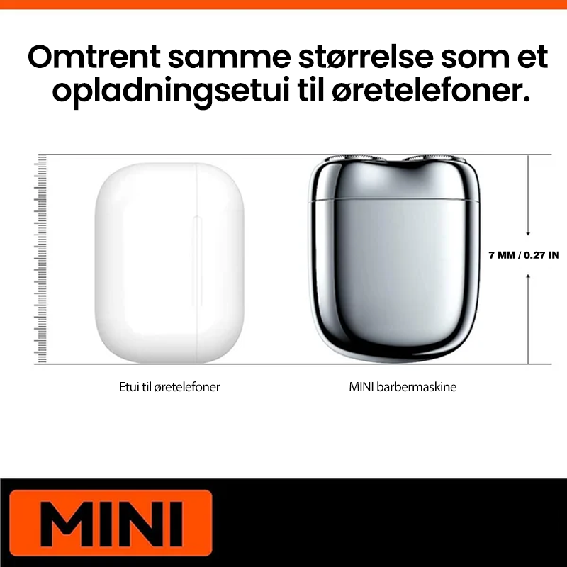 Compacte Oplaadbare Scheerapparaat met USB Poort – Waterdicht Reisscheerapparaat voor Gezicht en Lichaam | Sansoti